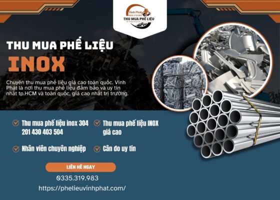 Thu Mua Phế Liệu Inox Giá Cao Tại TPHCM – Báo Giá Tốt Nhất 2025