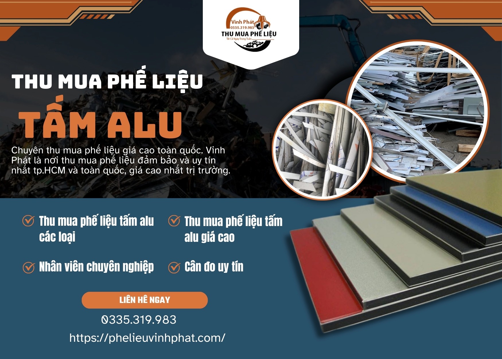Thu Mua Phế Liệu Alu Giá Cao Tại TPHCM – Báo Giá Nhanh Chóng