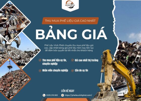 Bảng Giá Phế Liệu Hôm Nay Tại TP.HCM – Cập Nhật 2025