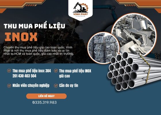 Thu Mua Phế Liệu Inox Giá Cao Tại TPHCM – Báo Giá Tốt Nhất 2025