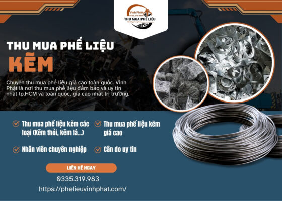 Thu Mua Phế Liệu Kẽm Giá Cao Tại Vinh Phát – Cao Hơn 25% Thị Trường!